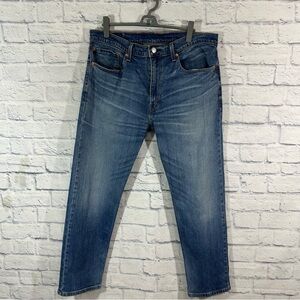 Levi Strauss Co 502 Straight Leg Medium Wash Blue Denim Jeans Sz 36 x 30